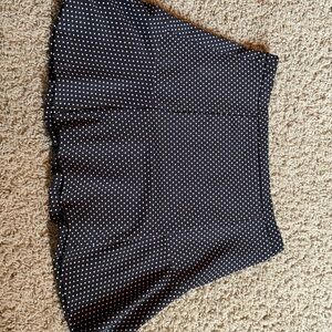 MICHAEL Michael Kors Black and White Polka Dot Skirt Size 8